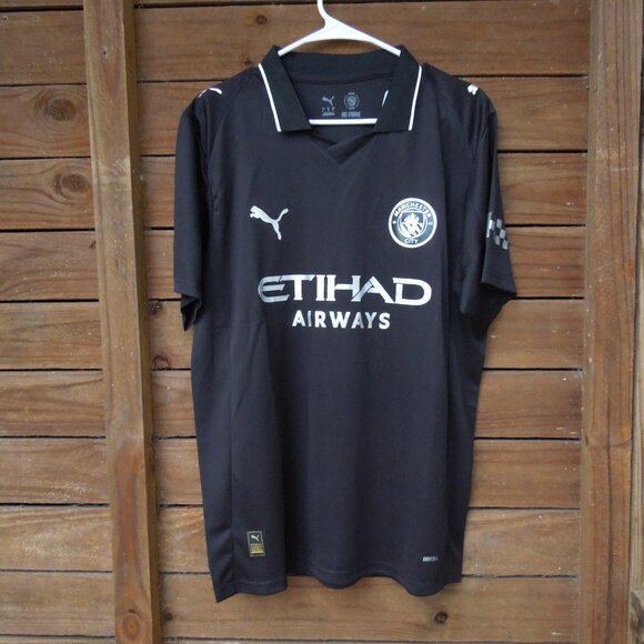 Manchester City soccer jersey, black, Puma, large, 25/26 - Picture 6 of 8